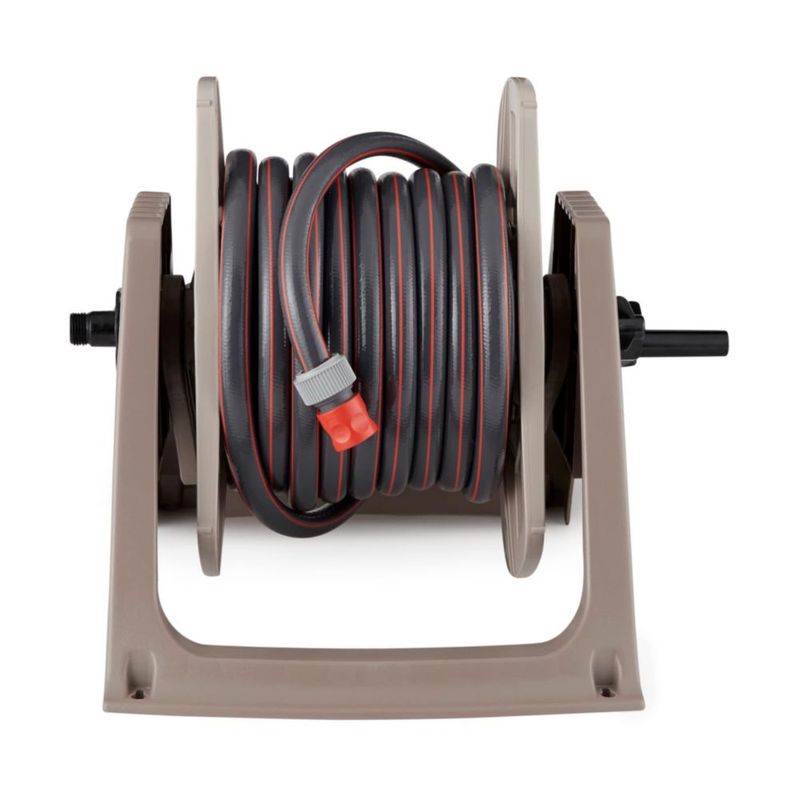 Carrete de manguera Suncast 30 m color topo montaje en suelo o pared