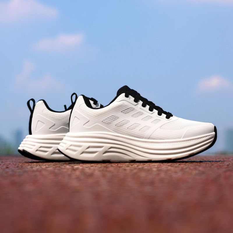 Zapatillas de caminar NORTIV 8 para mujer blanco talla 7W