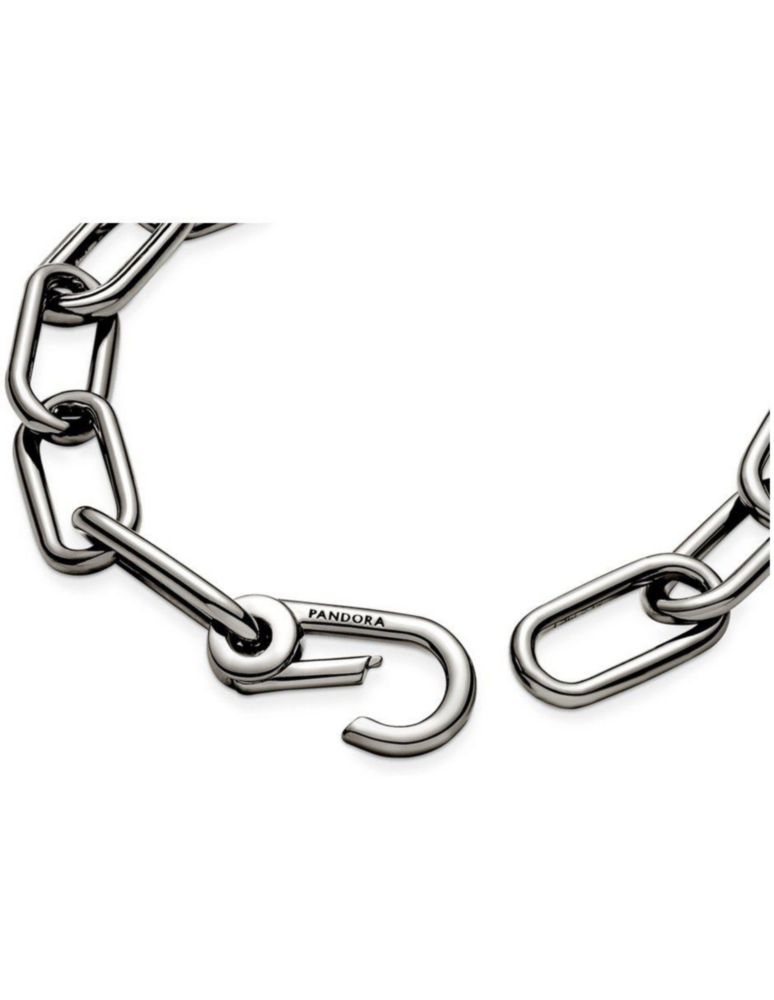 Pulsera Pandora ME 549588C00 Cadena de Eslabones Rutenio Talla 17