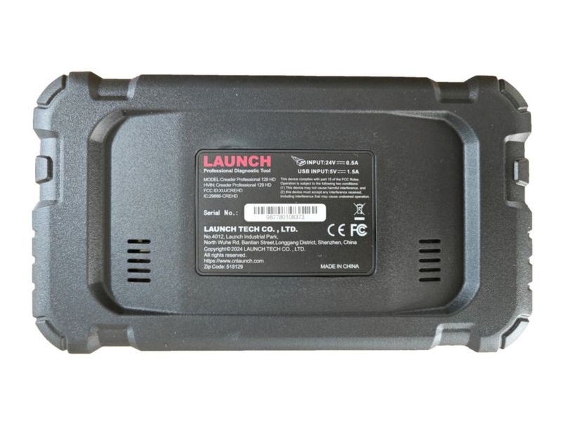 Escáner de camiones LAUNCH CRP129HD – Regeneración DPF y restablecimiento