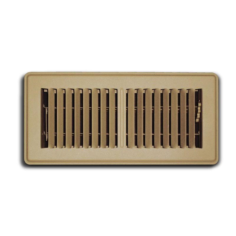 Registro de suelo Supply Grille Truaire C150MB 10 x 36 cm color marrón