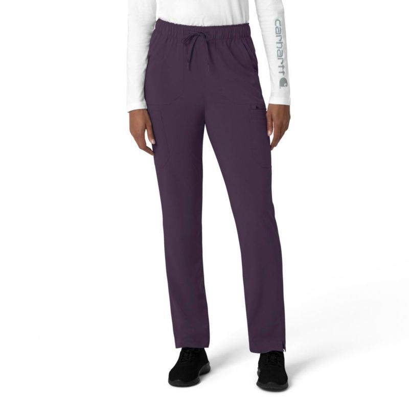 Pantalón Cargo de Scrubs para Mujer Carhartt Negro Ciruela