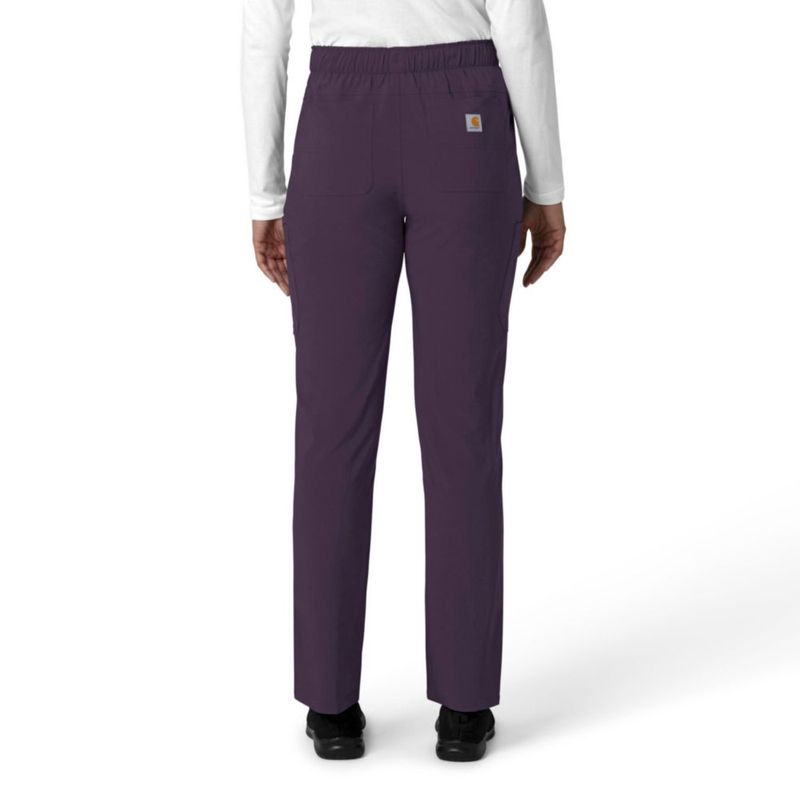 Pantalón Cargo de Scrubs para Mujer Carhartt Negro Ciruela