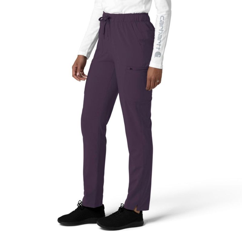 Pantalón Cargo de Scrubs para Mujer Carhartt Negro Ciruela