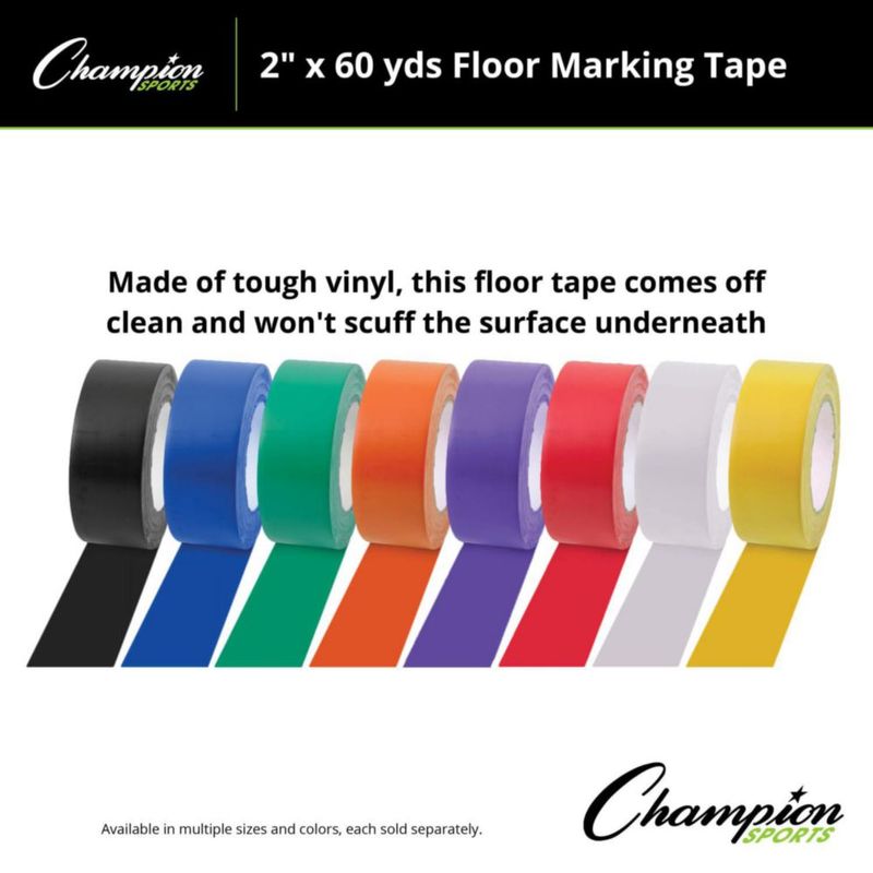 Cinta de vinilo Champion Sports 5 cm x 55 m azul