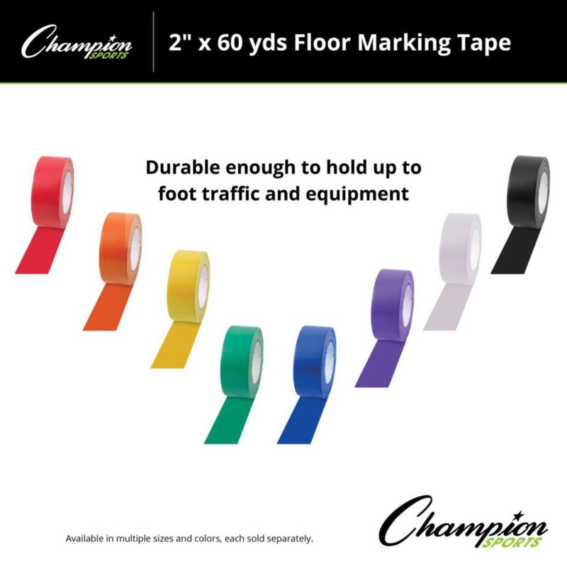 Cinta de vinilo Champion Sports 5 cm x 55 m azul