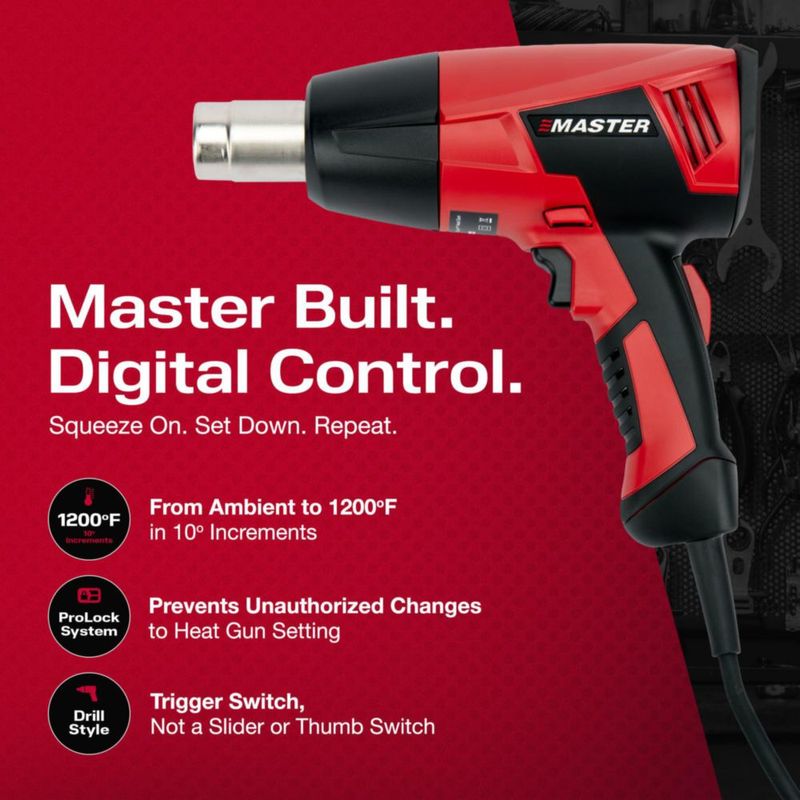 Pistola de Calor Master Appliance PH-1400A 1560W 120V LCD