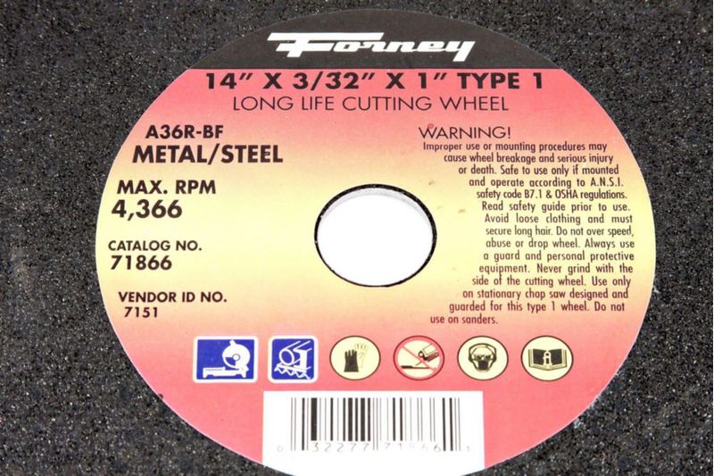 Hoja de sierra para cortar Forney 71866 14 x 24 mm 1 pulgada