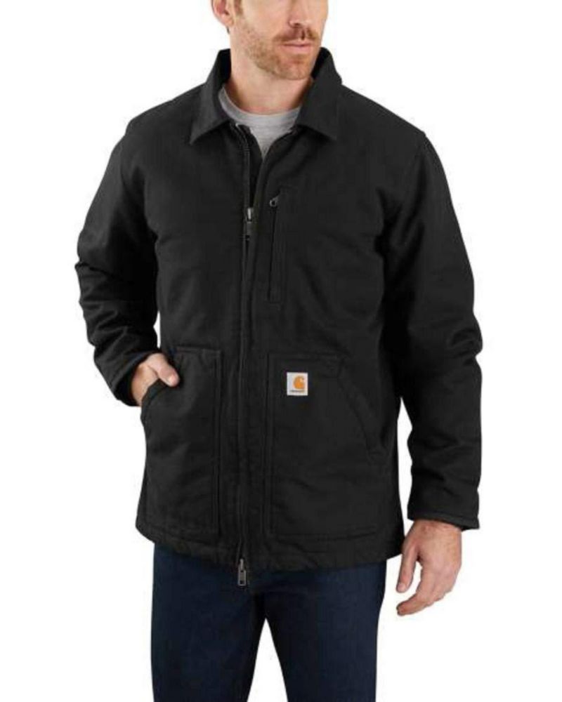 Abrigo Carhartt talla S negro Washed Duck Ridge