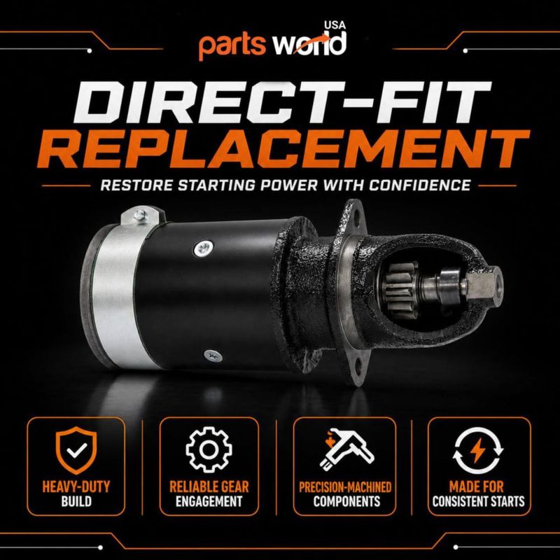 Motor de arranque 6V Massey Ferguson TO-20 - Starter parts world USA