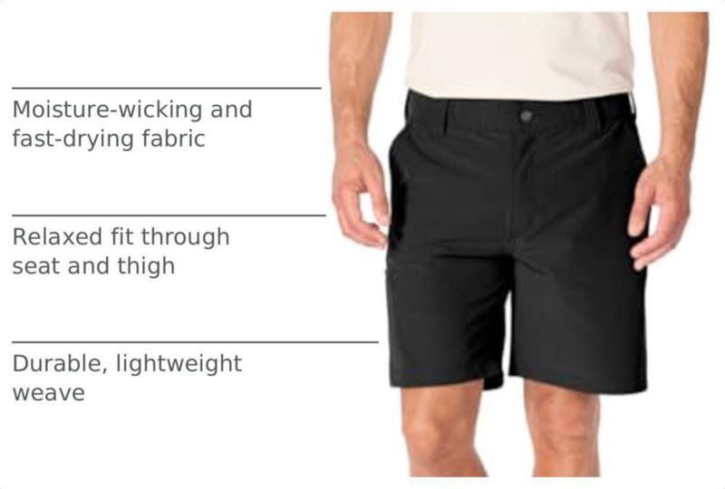 Pantalones cortos Carhartt Force de ajuste relajado talla M color negro