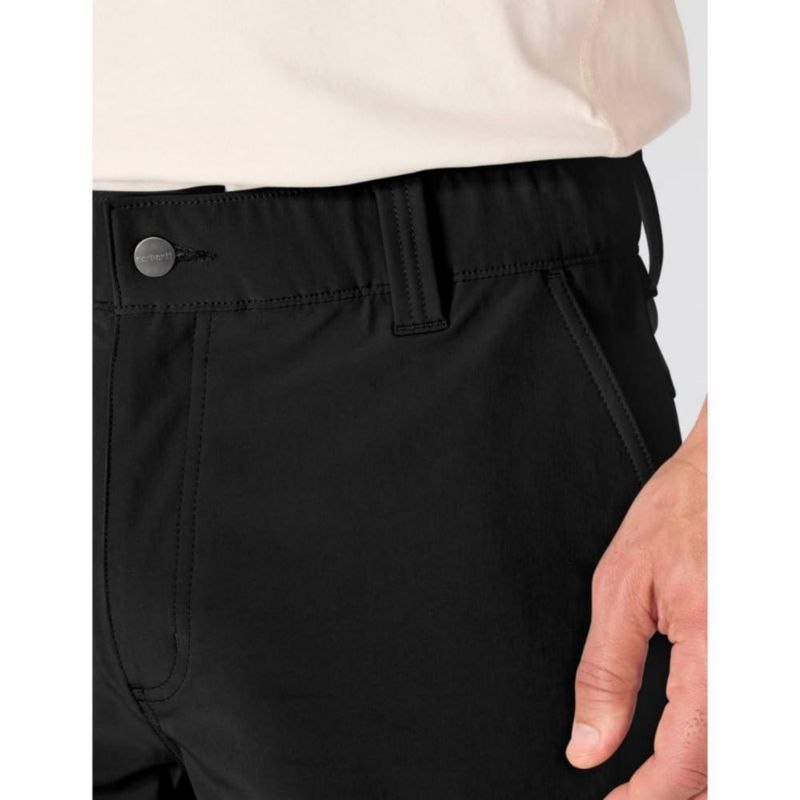 Pantalones cortos Carhartt Force de ajuste relajado talla M color negro