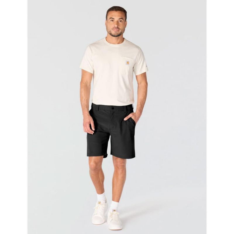 Pantalones cortos Carhartt Force de ajuste relajado talla M color negro