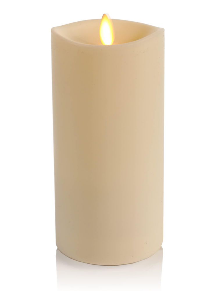 Vela LED Luminara Pearl Ivory 8 cm con flama móvil