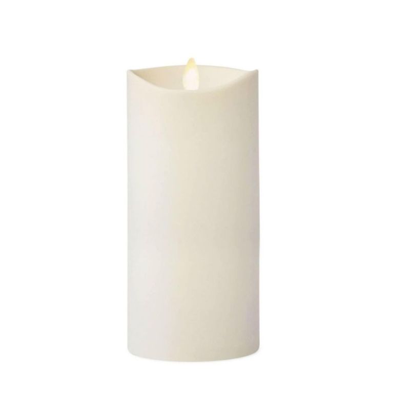 Vela LED Luminara Pearl Ivory 8 cm con flama móvil