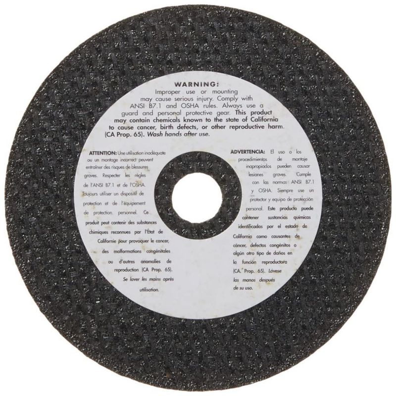 Disco de corte Forney de 3 pulgadas x 08 mm x 10 mm