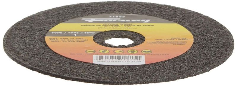 Disco de corte Forney de 3 pulgadas x 08 mm x 10 mm