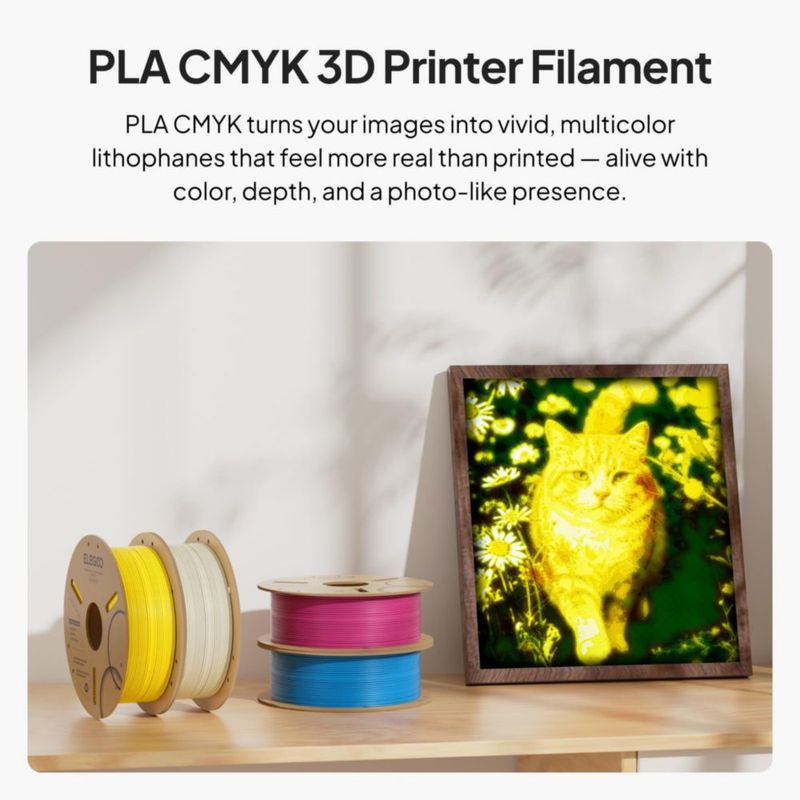 Filamento PLA ELEGOO 175 mm Magenta 1 kg