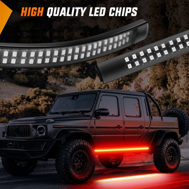 Tira de luz LED Nilight 178 cm Rojo (2 unidades)