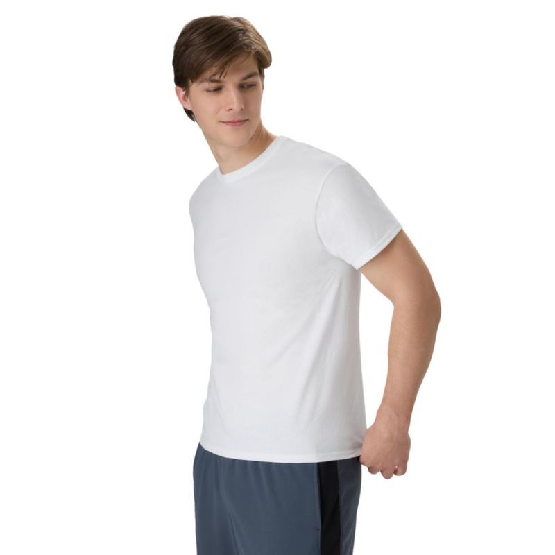 Camiseta Hanes Pack de 2 X‑Temp Blanca XXL