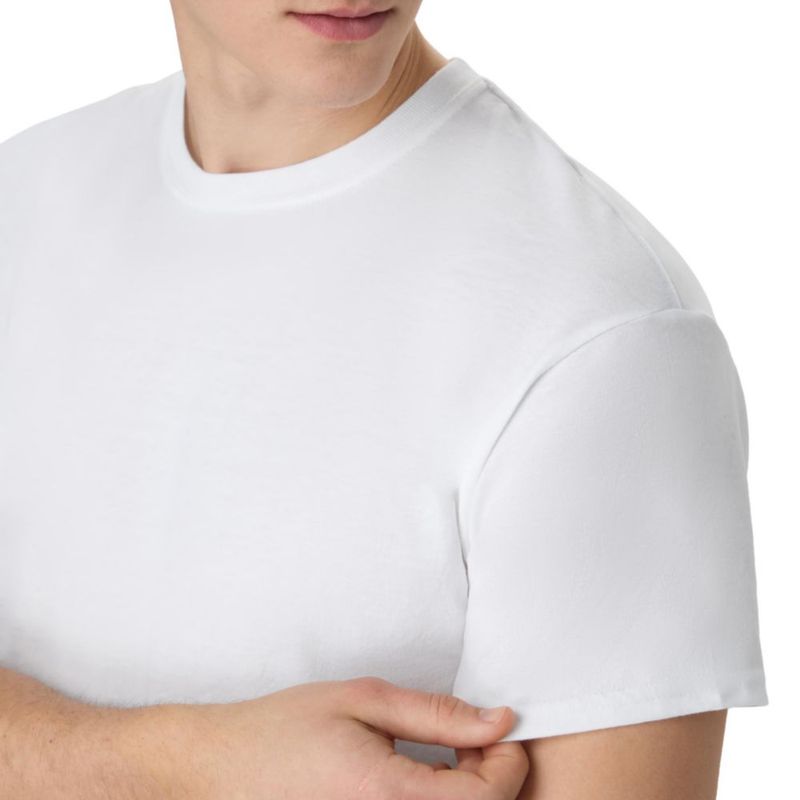 Camiseta Hanes Pack de 2 X‑Temp Blanca XXL