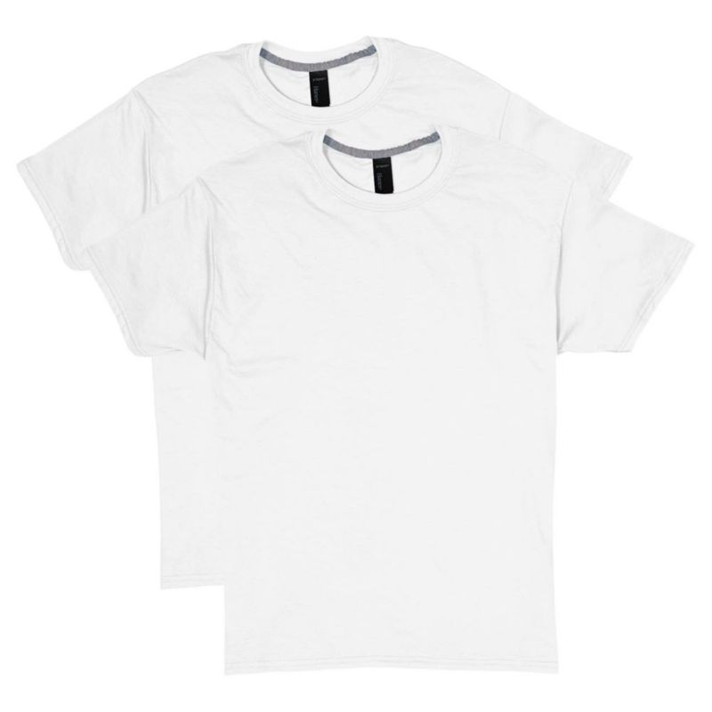 Camiseta Hanes Pack de 2 X‑Temp Blanca XXL