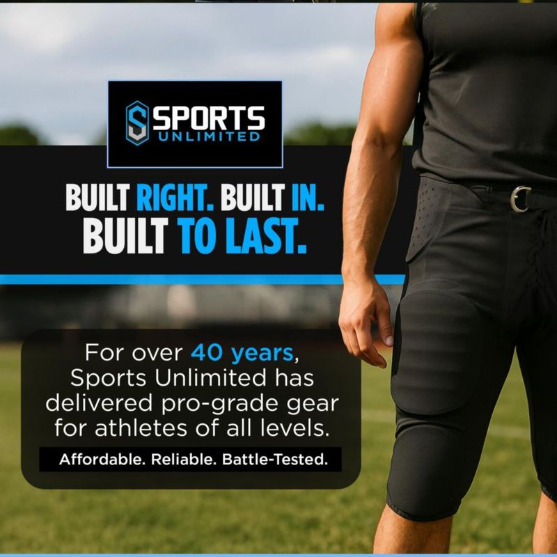 Pantalones de fútbol Sports Unlimited Royal Integrado