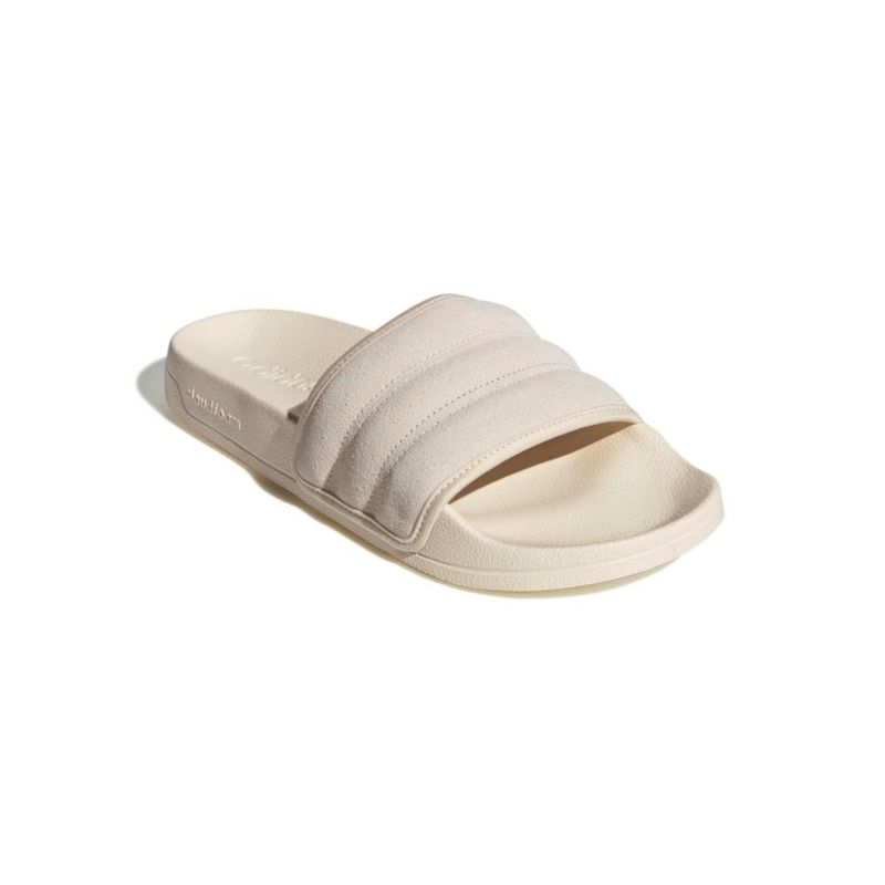 Sandalia unisex adidas Adilette Suede blanca talla 8