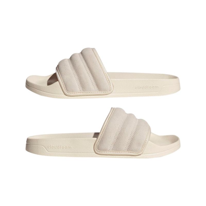 Sandalia unisex adidas Adilette Suede blanca talla 8