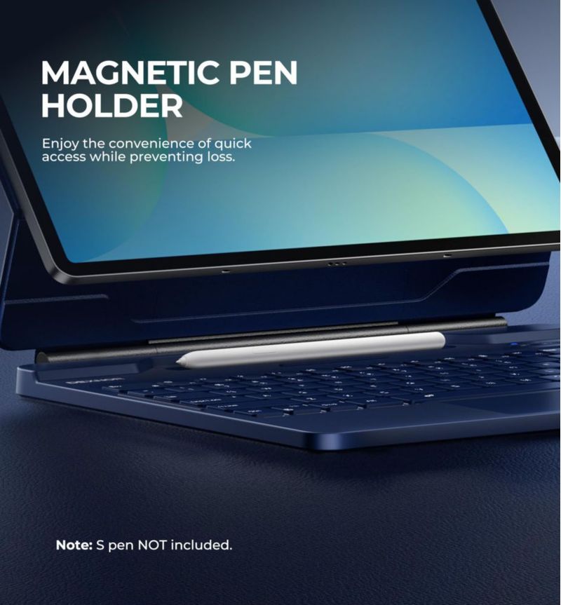 Teclado Dexnor para Samsung Galaxy Tab S10 FE+ de 131" con trackpad