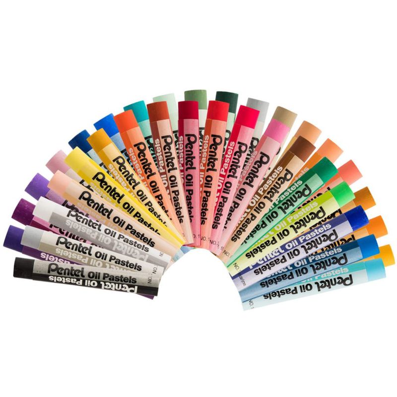 Set de Pasteles al Óleo Pentel - 36 Colores Surtidos