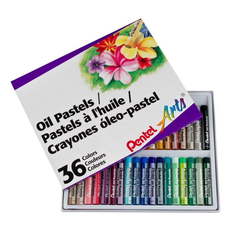 Set de Pasteles al Óleo Pentel - 36 Colores Surtidos