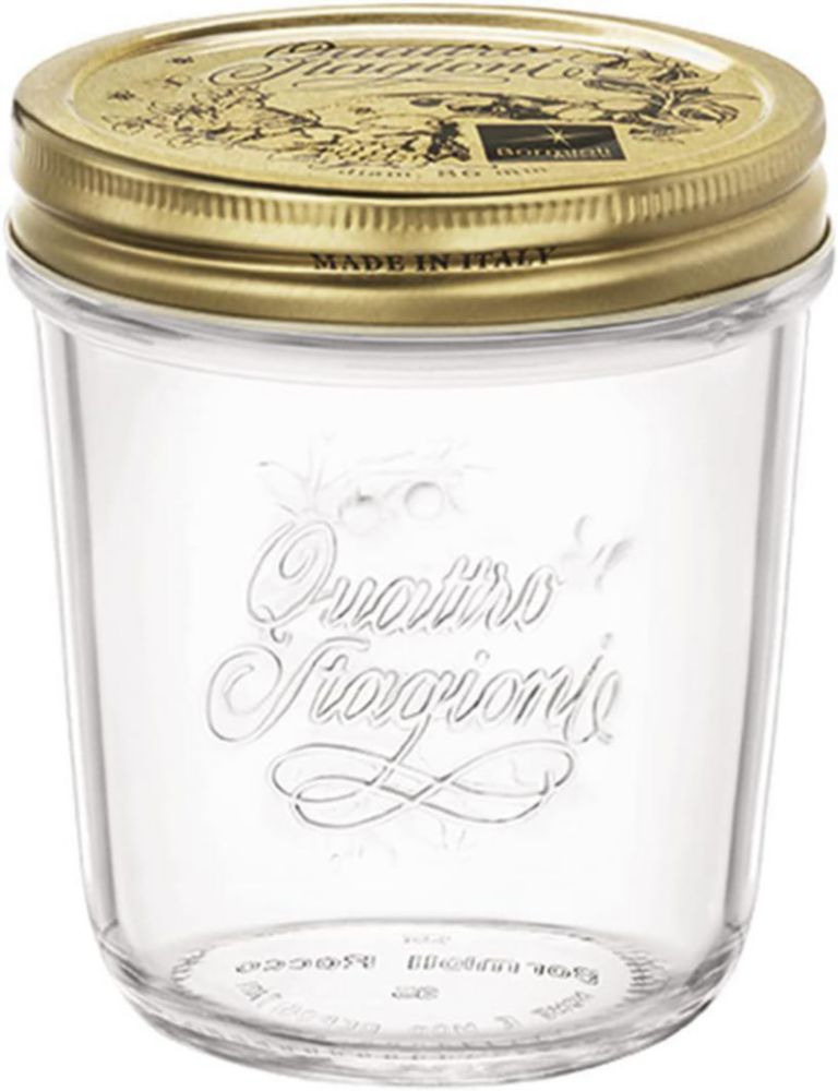 Tarro Mason Bormioli Rocco 300 ml de Boca Ancha sin BPA