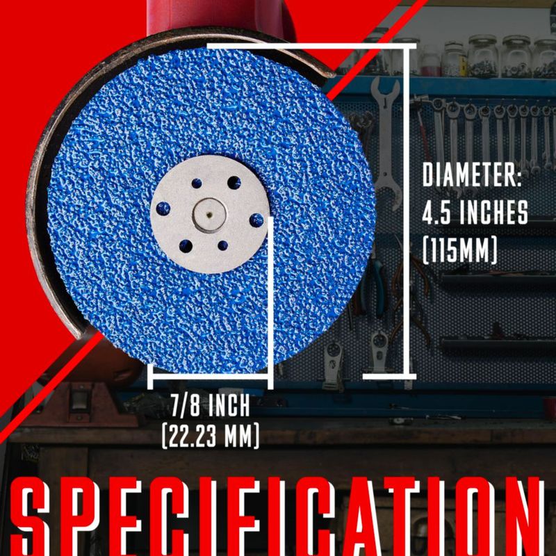 Discos de Lijado y Desbaste Pilim 11 cm 36 grano 25 unidades + base + tuerca