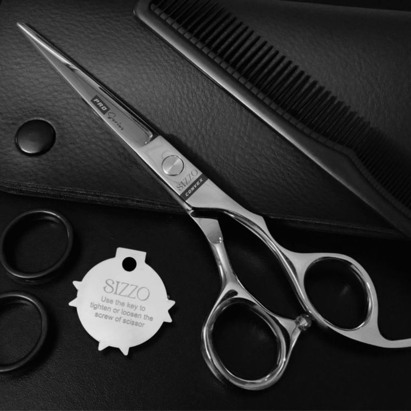 Tijeras SIZZO 16 cm Kit Profesional de Barbería