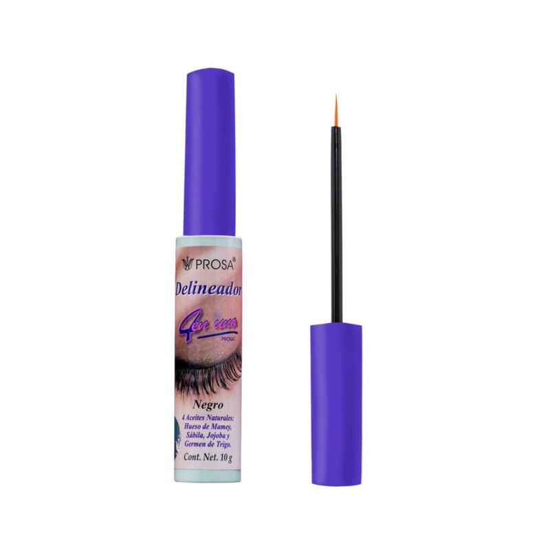 Delineador de ojos Prosa 10 g Negro 4‑en‑1 Ultra‑pigmentado