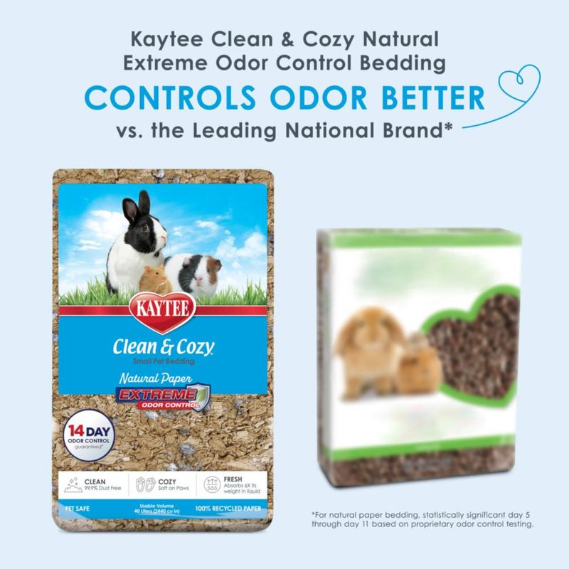 Cama de Papel Kaytee 40 L Reciclada con Control de Olores