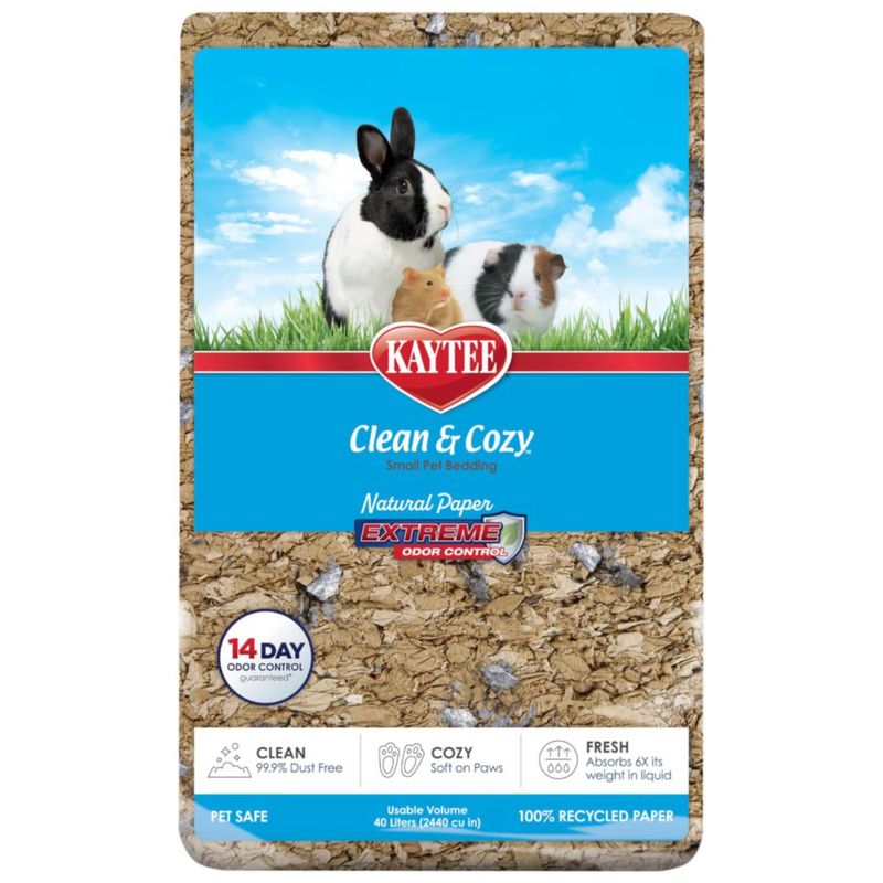 Cama de Papel Kaytee 40 L Reciclada con Control de Olores