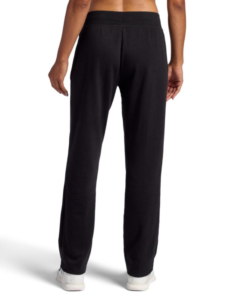 Pantalón HEAD de pierna recta talla media negro forro polar