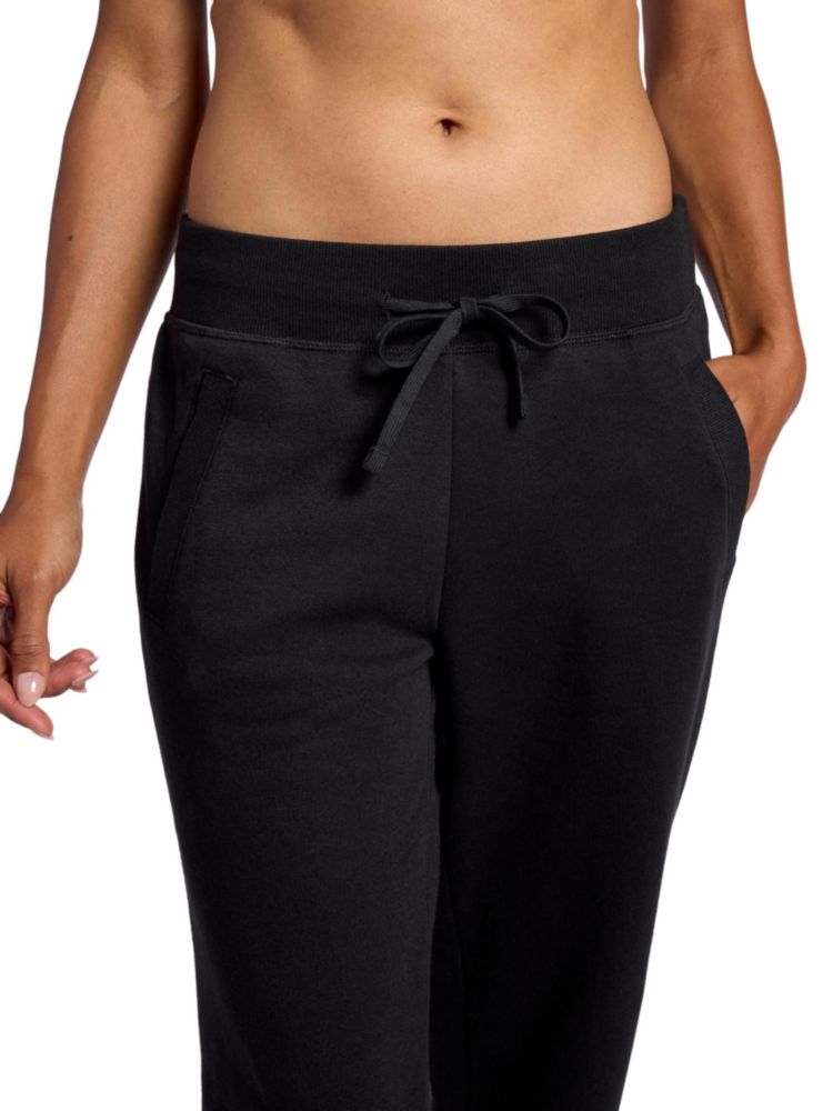 Pantalón HEAD de pierna recta talla media negro forro polar