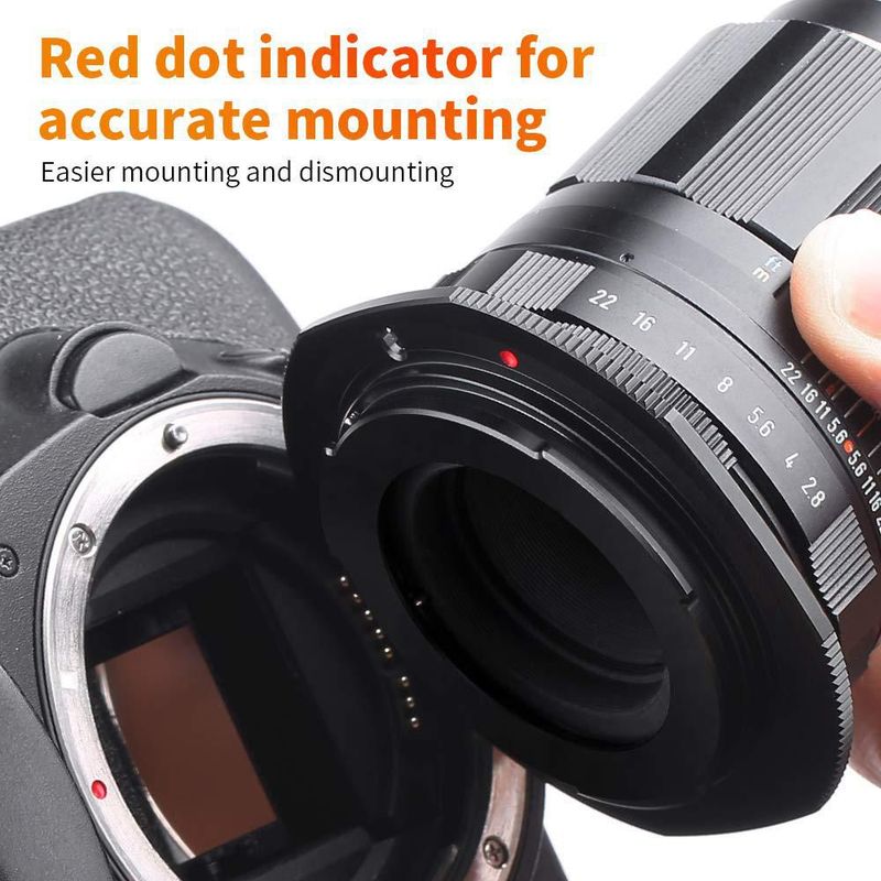 Adaptador K&F CONCEPT M42 a Canon EOS EF/EF‑S