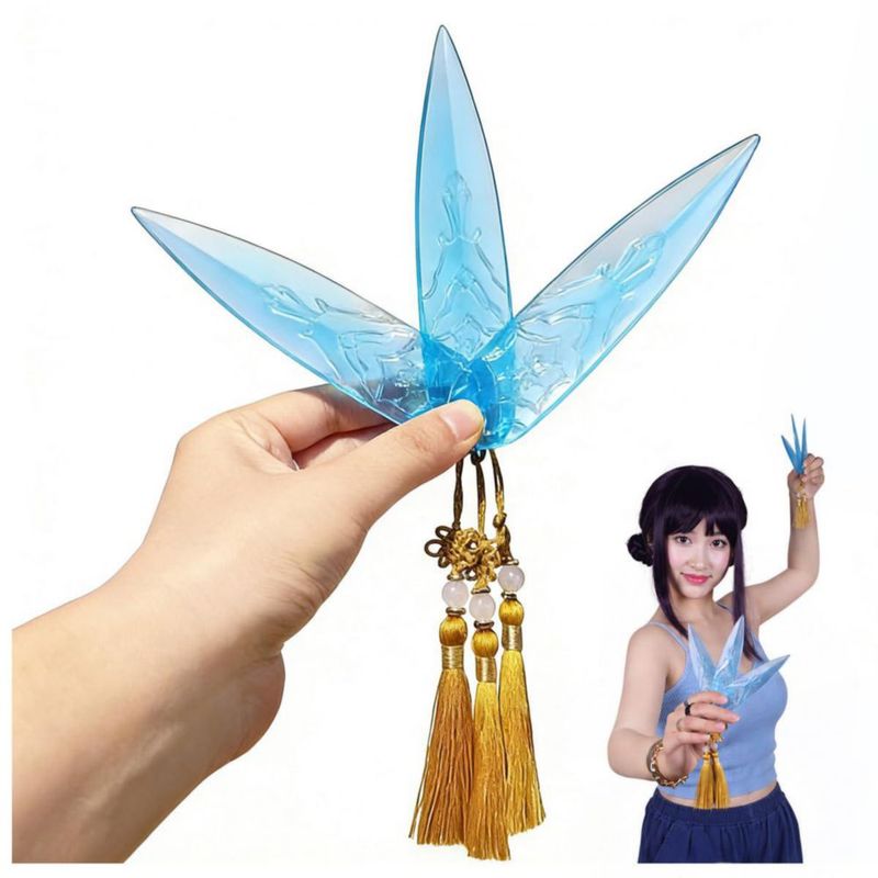 Dagas Genéricas de 13 cm de Plástico Blando para Cosplay (Azul)