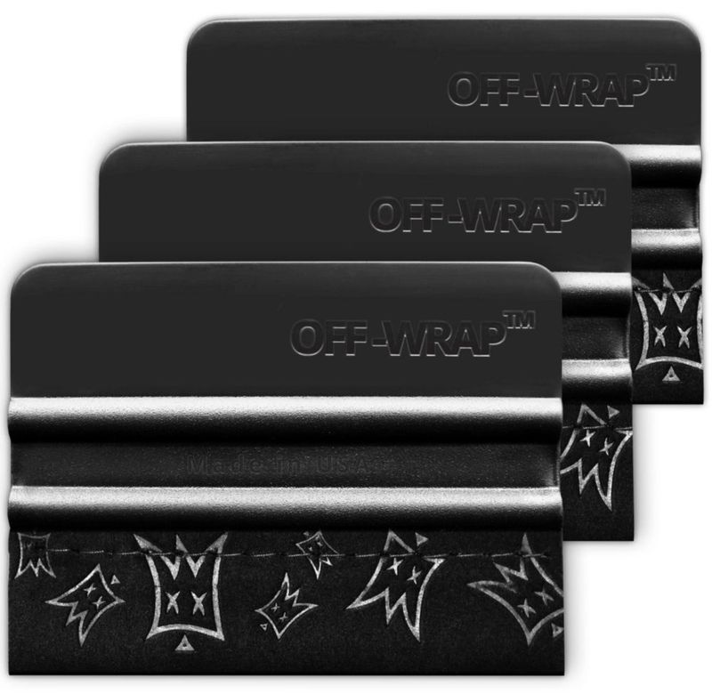 Espátula Off-Wrap - Pack de 3 para vinilo PPF suave