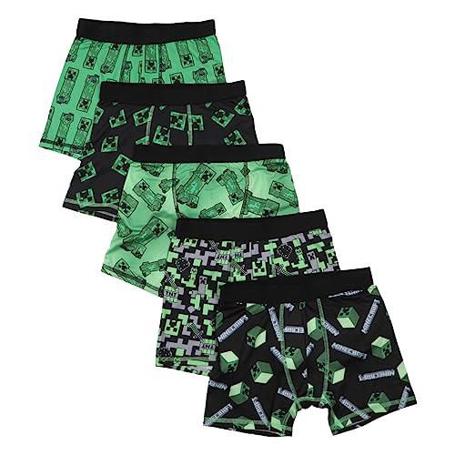 Calzoncillos tipo boxer Bioworld talla 6 pack de 5 negro con motivos Minecraft