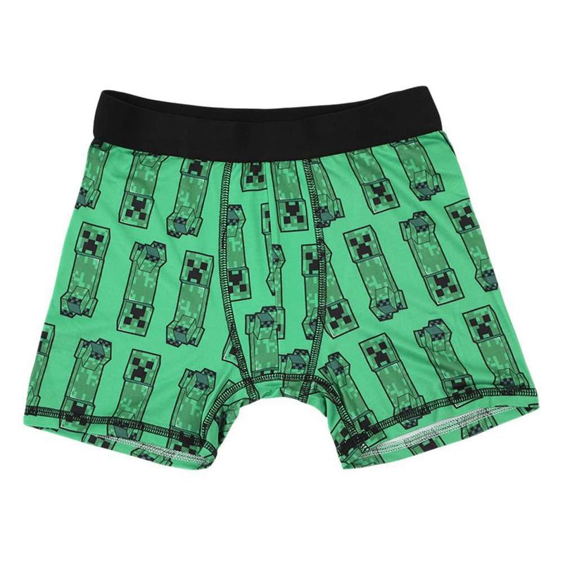 Calzoncillos tipo boxer Bioworld talla 6 pack de 5 negro con motivos Minecraft