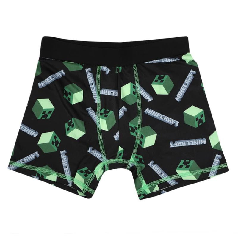 Calzoncillos tipo boxer Bioworld talla 6 pack de 5 negro con motivos Minecraft