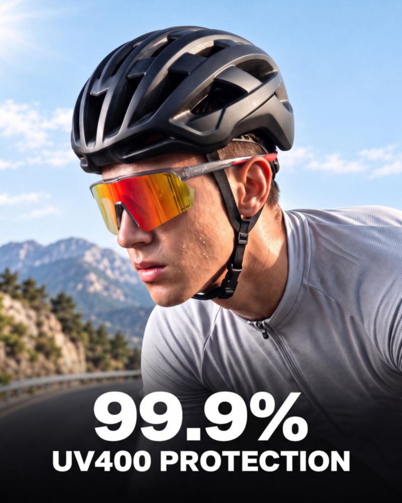 AGEYOU Gafas de sol polarizadas deportivas para hombre y mujer