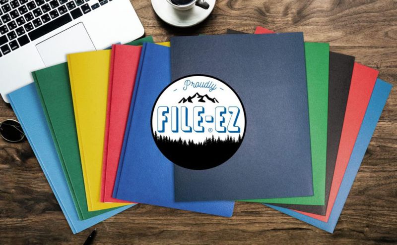 Carpeta de archivo FILE-EZ Naranja paquete de 25 tamaño carta