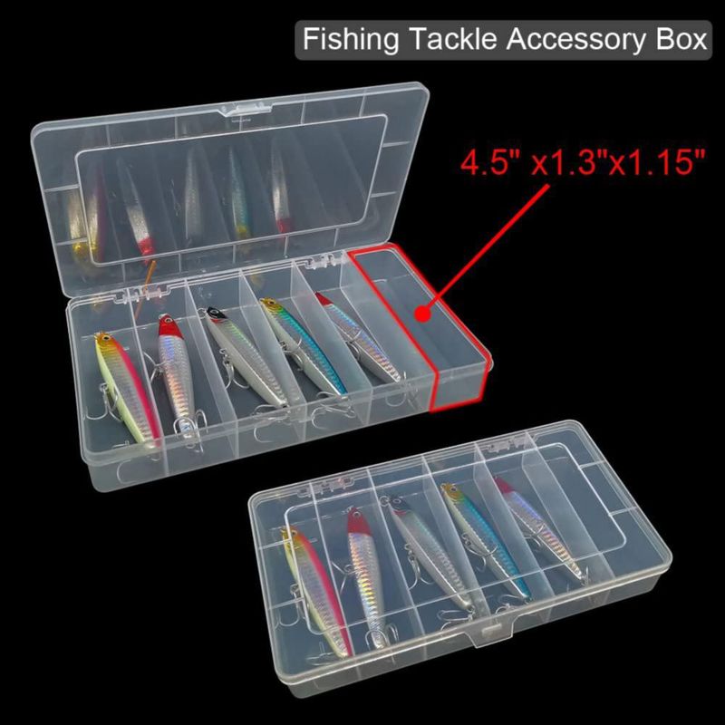 Caja de almacenamiento Vidifor 2 unidades 19 cm 6 compartimentos de plástico