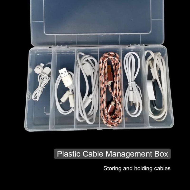 Caja de almacenamiento Vidifor 2 unidades 19 cm 6 compartimentos de plástico